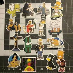 The Simpsons Adult Humor Funny Decal / Sticker Decal Skatebo