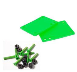 Riser Pads Rubber Green Color+ 1.5" Hardware