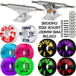 100's Wheels Package Abec 9 Bearings Combo