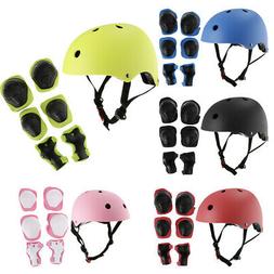 Bike Cycling Helmet Wrist/knee/elbow Pad Sets