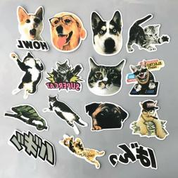 Sticker Lot Cat Panda Dog Animal Vinyl Stickers