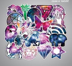 S Galaxy Planet Vinyl Stickers Skateboard Shoes