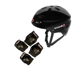 / Scooter Sport Helmet W/ Pro Knee & Elbow Pads Set