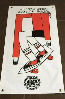 Surfing Shoes Banner Aniversary Poster Skater Sign