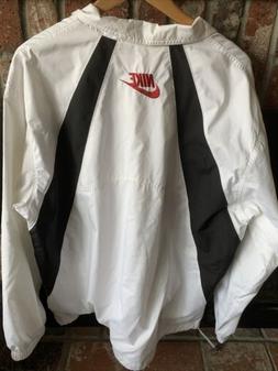 Nike Vintage Windbreaker Track Men's Size XXL Black Red Whit