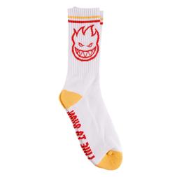 Spitfire Wheels Socks Bighead White/Yellow/Red