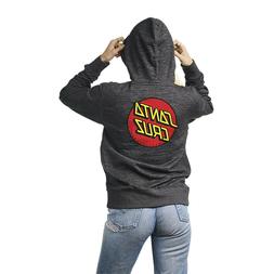 S Womens Classic Dot Baja Black Pullover Hooded Sweatshirt