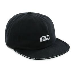 S Black Jockey Hat Off The Wall Strapback White Patch Fly