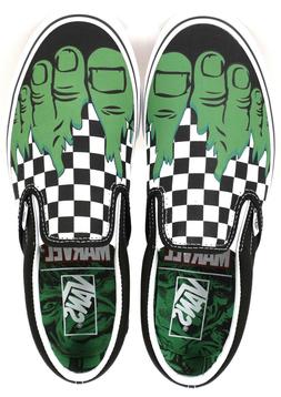 Vans x Marvel HULK CHECKERBOARD Shoes *NEW Mens Size 6-13 CH