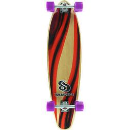 Layback Longboards Yin Yang Kicktail Longboard Complete Skat